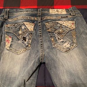 Miss Me Mid Rise Crop Jeans